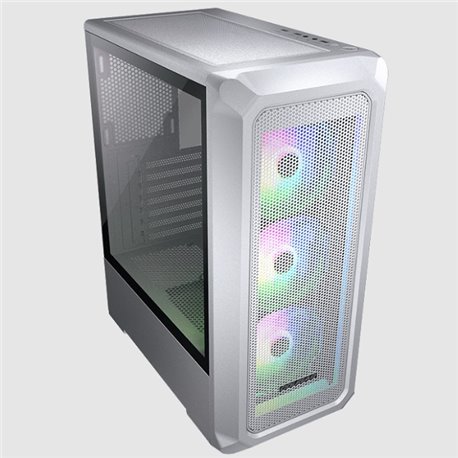 Gabinete Cougar Archon 2 Mesh RGB Cristal templado Blanco ARGB ATX 3xVentiladores