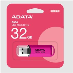 MEMORIA ADATA 32GB USB 2.0 C906 ROSA