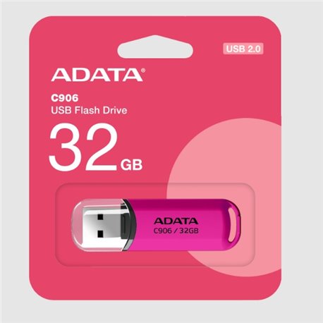 MEMORIA ADATA 32GB USB 2.0 C906 ROSA