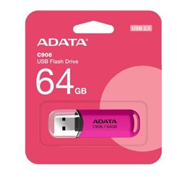 MEMORIA ADATA 64GB USB 2.0 C906 ROSA