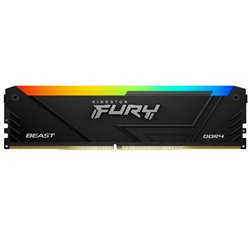 Memoria Kingston 8GB DDR4 3200Mhz Fury Best negro RGB
