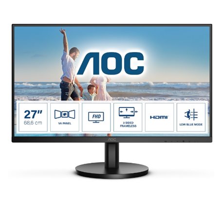 Monitor AOC 27B3HM 27 FDH IPS 1920*1080 HDMI/ VGA VESA negro