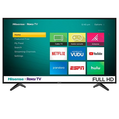 Smart Tv Hisense 40 4K HDMI(3) USB(1) Roku
