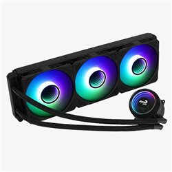 Enfriamiento Liquido AeroCool Mirage L360 BK Negro ARGB LGA1700/AM5 2300 rpm