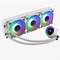 Enfriamiento Liquido AeroCool Mirage L360 WH Blanco ARGB LGA1700/AM5 2300 rpm