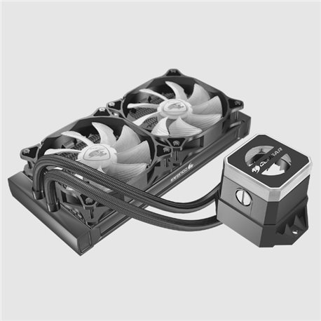 Enfriamiento Liquido Cougar Helor 240 Negro ARGB 120mm 1800rpm