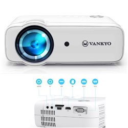Proyector Vankyo Portatil Leisure D30T LCD (1280 X 720) 100 ANSI Lumenes Wi-Fi Blanco