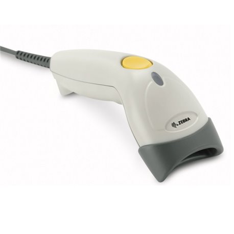 Lector de Codigos de Barras Zebra LS1203 Laser Blanco 1D Con Cable Usb LS1203-1AZU0100ZR