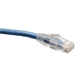 Cable ethernet UTP TrippLite N202-050-BL CAT 6 azul 15.24 m (50 pies) gigabit conductor sólido PoE RJ45 M/M Moldeado Snagless