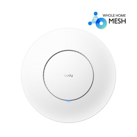 Access Point para interior Wi-Fi 6 Mesh Cudy AP3000P AX3000 router/ AC 1 x RJ45 2.5Gbps 802.3at/af PoE Passive PoE
