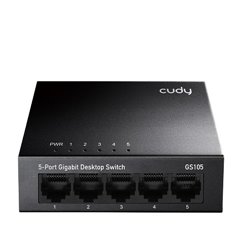 Switch Cudy GS105 de escritorio 5 puertos gigabit carcasa de metal no administrable Auto MDI/MDIX