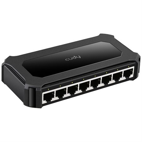 Switch Cudy GS108D de escritorio 8 puertos gigabit carcasa de plástico no administrable Auto MDI/MDIX green technology ahorro en