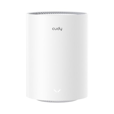 Sistema Mesh Cudy M1800 (1 pieza) Wi-Fi 6 AX1800 (2 puertos RJ45 gigabit 4 antenas internas por pieza) MU-MIMO Beamforming