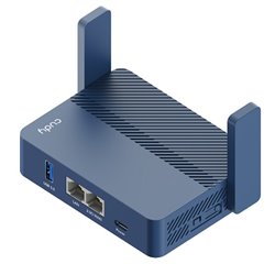 Router Wi-Fi 6 portátil para viaje Cudy TR3000 AX3000 multi-modo AP/WISP/RE 1xWAN 2.5Gbps y 1xLAN gigabit 2 antenas externas 1xU