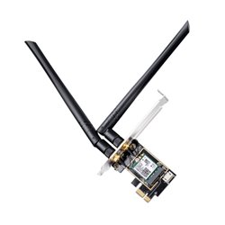 Adaptador inalámbrico PCIe Cudy WE3000 Wi-Fi 6E AX3000 Dual-band 5GHz + 2.4GHz Bluetooth 5.2 con 2 antenas externas