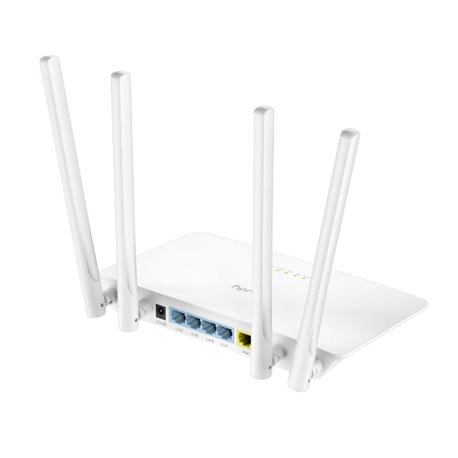 Router Wi-Fi Cudy WR1200 AC1200 multi-modo AP/WISP/RE 1 puerto WAN y 4 puertos LAN Ethernet 10/100 con 4 antenas externas 5dBi