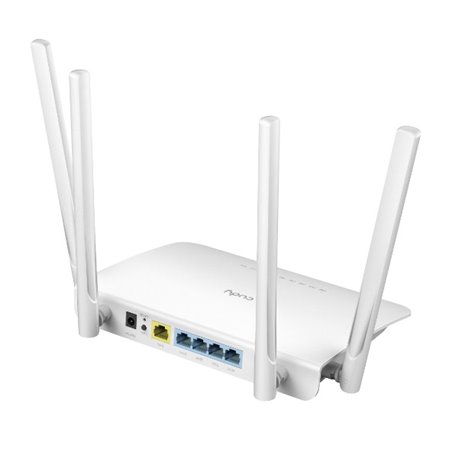 Router Wi-Fi Mesh Cudy WR1300 AC1200 multi-modo AP/WISP/RE 1 puerto WAN y 4 puertos LAN gigabit con 4 antenas externas 5dBi