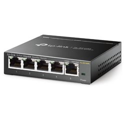 Switch TP-Link TL-SG105S metálico de escritorio 5 puertos gigabit 10/100/1000Mbps no administrable IEEE 802.3x