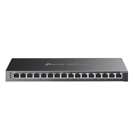 Switch TP-Link JetStream TL-SG2016P metálico 16 puertos gigabit (8 puertos PoE+ 802.3at/af max. 120W) administrable