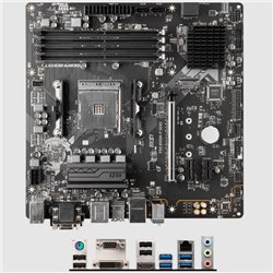 Tarjeta madre MSI PRO B550M-P GEN3 Socket AM4 4xDDR4 3200Mhz VGA/HDMI/DVI-D