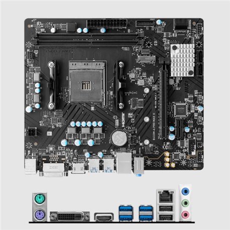 Tarjeta madre MSI B450M-A PRO MAX II socket AM4 2xDDR4 4133Mhz HDMI DVI-D