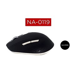MOUSE INALAMBRICO NACEB NGO LINEAS BCAS HASTA 1600DPI 6 BOTONES