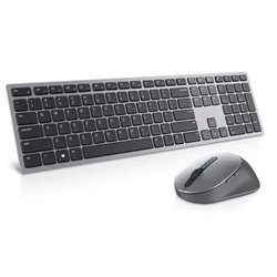 Kit de Teclado y Mouse DELL Premier KM7321W Inalambrico Gris Titan 1ACS