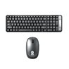 Kit Teclado y Mouse Brobotix Inalambrico Multimedia Gris