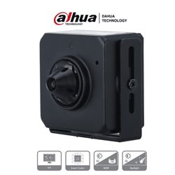 Camara Dahua IP Pinhole 2 Mpx Lente de 2.8mm Interior IPC-HUM4231S-L4 96 grados de Apertura Microfono Integrado
