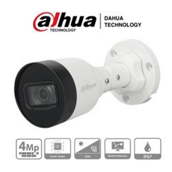 CAMARA IP BULLET DAHUA 4 MEGAPIXELES LENTE DE 2.8MM /H.265 / 104 GRADOS DE APERTURA/IR DE 30 MTS/ MICROFONO INTEGRADO