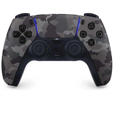 Control PS5 Dual Sence Camuflaje negro/gris inalambrico