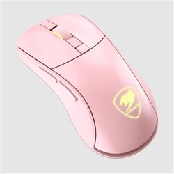 Mouse Cougar Surpassion RX Gamer Rosa Inalambrico 1000Hz hasta 20 horas recargable 7200DPI