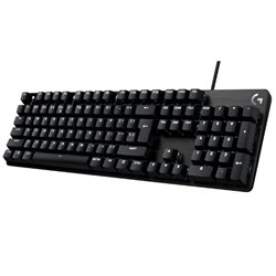 Teclado Logitech G413 USB Mecanico Teclas de PBT Cubierta superior de aluminio Retroiluminación blanca