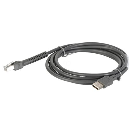 Cable Zebra USB Blindado conector de la serie A 2 1 m (7 pies)