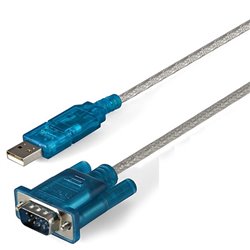 CABLE STARTECH ADAPTADOR DE 0.9M USB A PUERTO SERIAL SERIE RS232 DB9 PC MAC LINUX