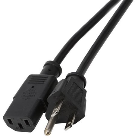 Cable StarTech de 1.8M de Alimentación Corriente Para PC Computadora NEMA 5-15P a C13 StarTech PXT101