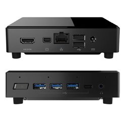 Computadora Mini PC ECS LIVA Z3 Pentium N6000 4GB RAM 128GB EMMC Windows 11 Pro 64-bit