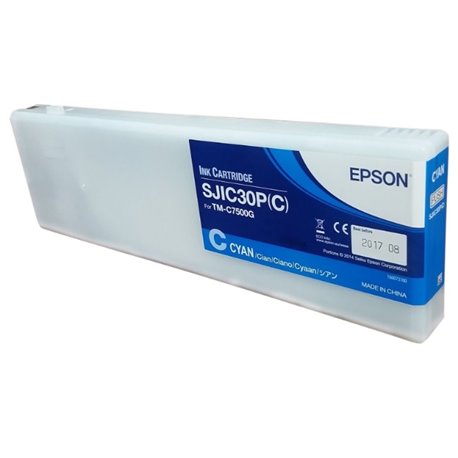 Tinta Epson C33S020636 cian para Colorworks C7500 /C7500G / C7500GE
