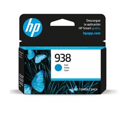 Tinta HP 938 4S6X5PL Cian para OfficeJet Pro 9720 / 9730 (800 Páginas)