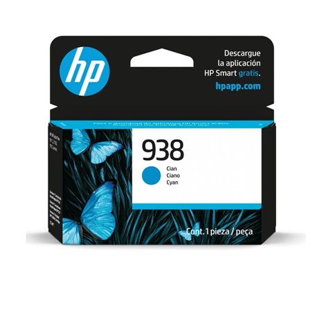 Tinta HP 938 4S6X5PL Cian para OfficeJet Pro 9720 / 9730 (800 Páginas)