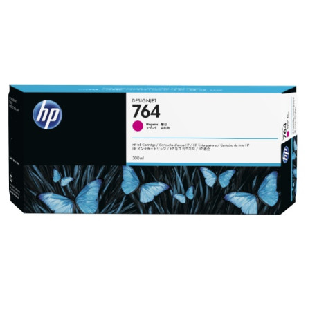 TINTA HP LF 764 DESIGNJET MAGENTA 300ML