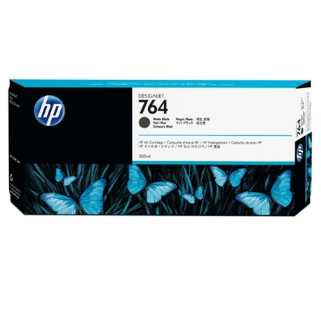 TINTA HP LF 764 DESIGNJET NEGRO MATE 300ML