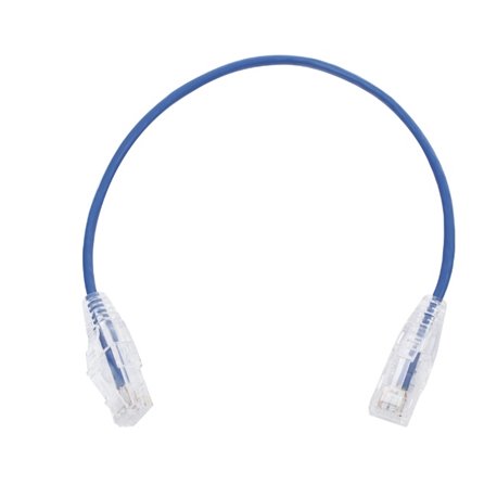 Cable Epcom LP-UT6-030-BU28 azul de parcheo slim UTP cat6 30 cm diametro reducido 28 AWG