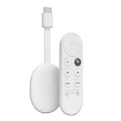 Google Chromcast 4K HDR transmisor de video con cable HDMI y Control Remoto de busqueda de voz GA01919-US