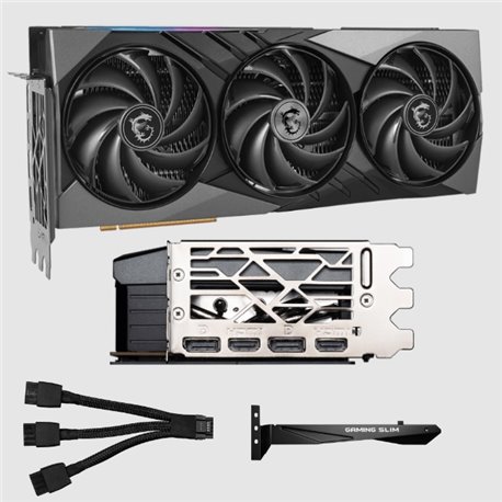 Tarjeta de video MSI 24GB GeForce RTX 4090 Gaming Slim 3xfan GDDRX6 DLSS 3 2xHDMI 2xDP