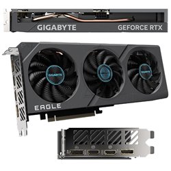 Tarjeta de video Gigabyte 8GB GeForce RTX 4060 Eagle 3xfan GDDR6 DLSS 3 OC 2xHDMI 2xDP GV-N4060EAGLE OC-8GD