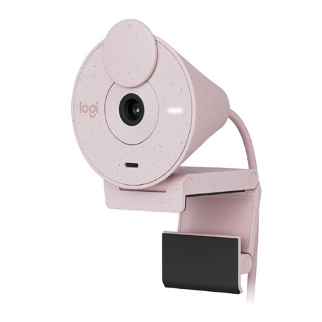 Camara Web Logitech Brio 300 FHD 1080p USB-C Rosa