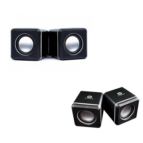 BOCINA NACEB PORTABLE USB NEGRA