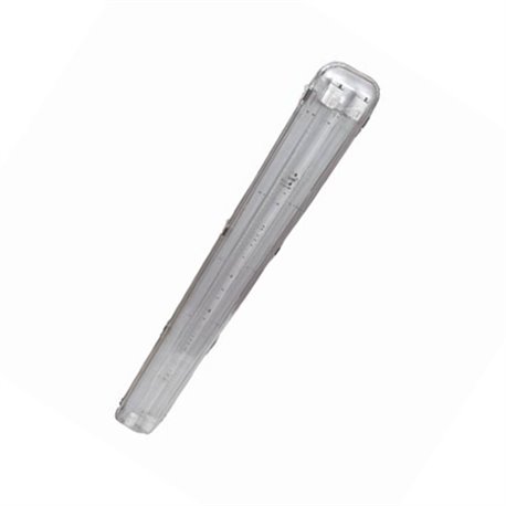 Luminario SAGLite S00422 LED T8LPV-220/S 100-265V 40W 65K G13 IP65 prueba vapor incluye lámparas 2 x T8 20W