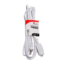 Cable de extensión de uso doméstico Smartbitt SBEC-DOM03 longitud 3 metros con 3 tomas polarizadas 125 VCA - 60 Hz calibre 16 AW